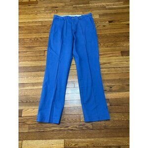 Polo Ralph Lauren Mens Chino Pants Size 34x34 Blue Stretch Classic Fit Khakis